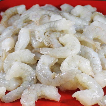 White Shrimp: 31/40 Peeled, Deveined & Tail-Off 2lb Bag